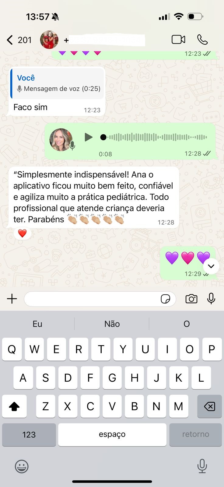 Depoimento de aluno 1
